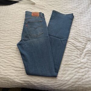 Levi's 725 high rise bootcut Blue Denim Jeans 27x34